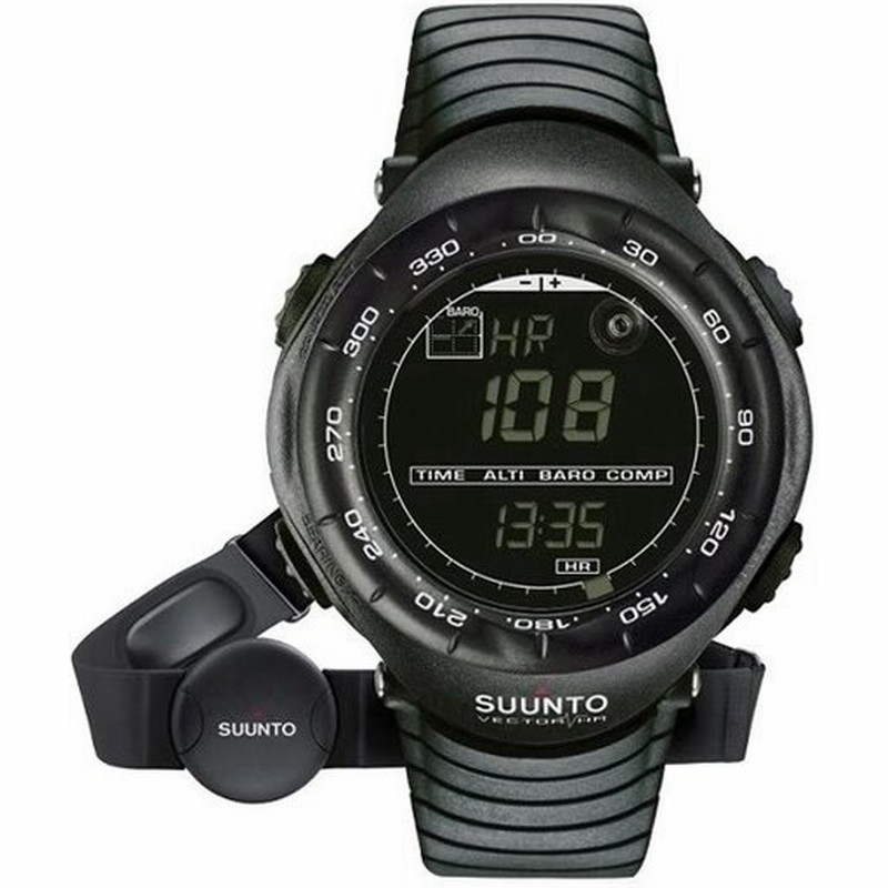 Suunto Vector Hr Black スント ベクター Hr ブラック Ss ブラック 黒 通販 Lineポイント最大0 5 Get Lineショッピング