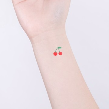 刺青紋身貼紙 - 櫻桃 Surprise Tattoos 2入
