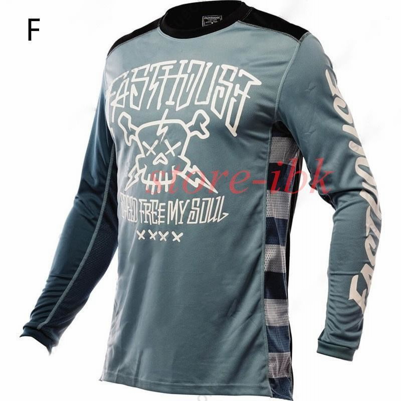 オフロード お洒落 モトクロスジャージ 長袖 Tシャツ 春夏秋