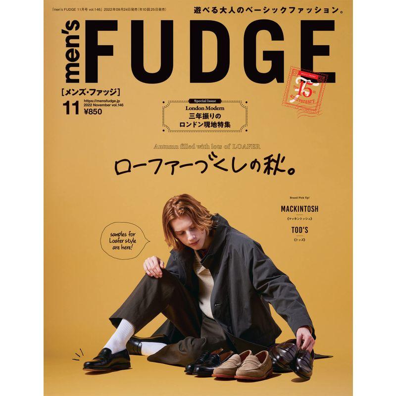 men's FUDGE メンズ ファッジ 2022年 11月号 Vol.146