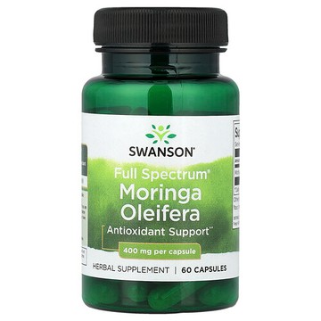 Swanson Vitamins, 多面® 辣木，400 毫克，60 粒膠囊