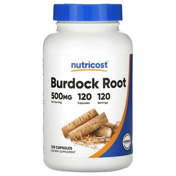 Nutricost, 牛蒡，500 毫克，120 粒膠囊