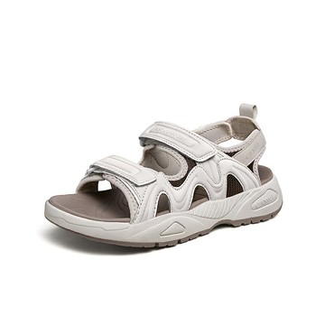 2025夏季新款外穿透氣運動款魔術貼戶外防滑沙灘休閒涼鞋男【木屋雜貨】