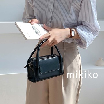 美木子｜ 現貨包包｜高質感 定型手提小方包【G40111】韓系 氣質 高級感 小眾  手提包 斜背包 斜跨