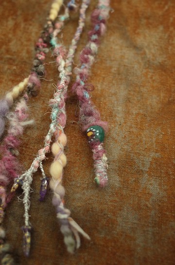 Gypsy hair Clip 穿戴式髒辮 髮夾髮片 (purple /pink) C (37cm)