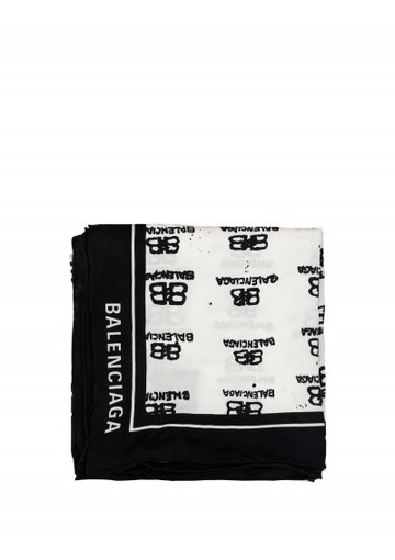 Balenciaga - Icon Logo Foulard - Womens - White