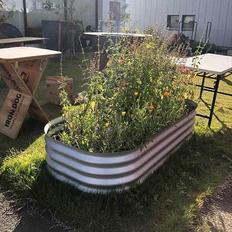 レイズドベッド ガーデンベッド Vitavia ビタビア 大型 長方形 プランター ガーデニング おしゃれ 家庭菜園 簡単 野菜 ハーブ 花壇 園芸 庭 北欧 Diy Vrgbb402al 通販 Lineポイント最大0 5 Get Lineショッピング