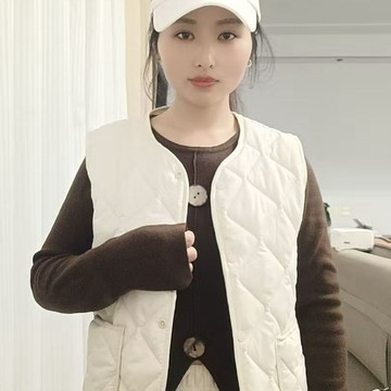 【雅韻衣櫥】 春秋輕薄半袖馬甲女中老年冬媽媽保暖坎肩棉衣寬鬆外套
