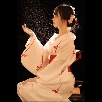 和服 神明和服女 古早改良日式個人寫真拍攝洋裝 影樓主題寫真服裝