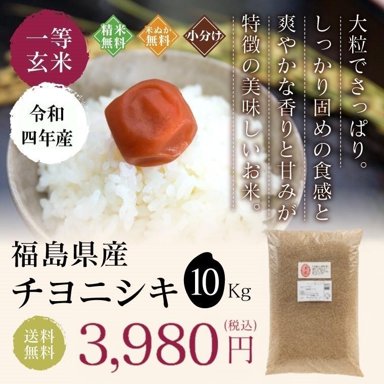 米 お米 10kg 無洗米 福島県産 チヨニシキ 送料無料 精米 令和５年産