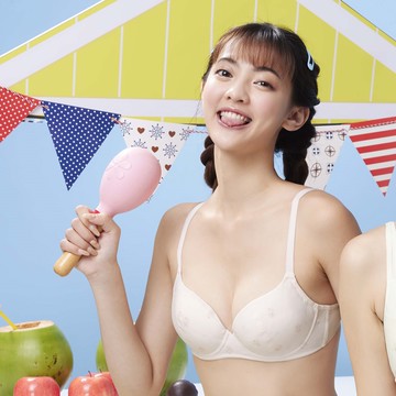 嬪婷-學生系列-ACE ICE涼爽纖維 D罩杯第三階段軟鋼圈內衣(快樂粉)-BB2337LP