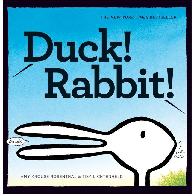 英語絵本 洋書 子ども 読み聞かせ 何に見える？ DUCK! RABBIT