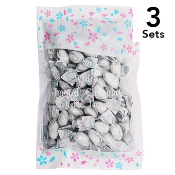 [Set of 3] White almond chocolate 3 bags set 250g (wrapping paper included)