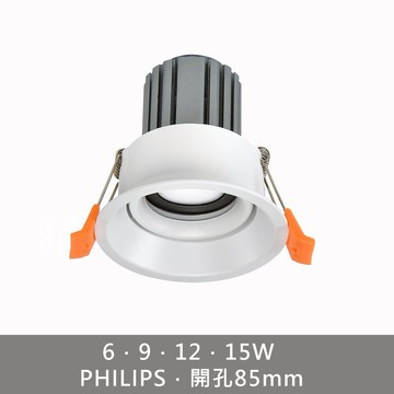 6-9-12-15W聚光崁燈 B253-20152WB