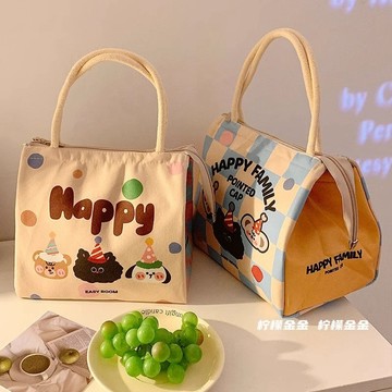 【👍店鋪熱銷👍】保冷袋 野餐袋 加厚便當袋 保溫袋 保溫便當袋 加厚保溫袋 可愛保溫防油上班族便攜學生帶飯防水飯盒