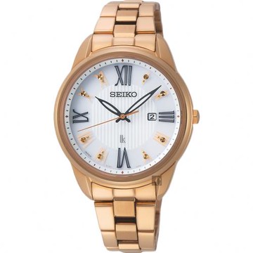 SEIKO精工LUKIA廣告款動人時光太陽能女錶-32.9mmV137-0DC0K(SUT364J1)