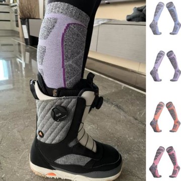 吸汗透氣保暖減震中筒厚款滑雪襪