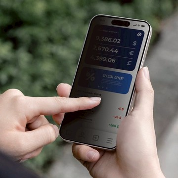 iPhone 16 防窺鋼化玻璃保護貼 Vetro Privacy 6.3 Pro