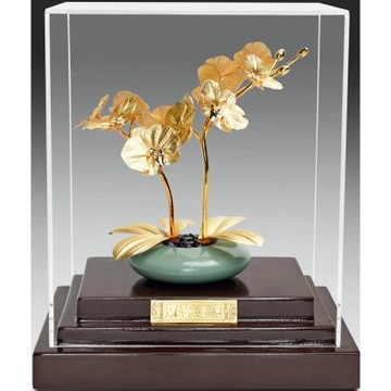 純金箔雕塑小櫥窗～【蘭香怡德】