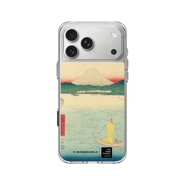 iPhone 17 Pro Max Clear Case（相機按鈕） 透明 - Van Gogh Museum - 浮世繪系列富士三十六景 - 歌川廣重
