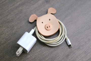 【客製化刻字】小豬集線器 可愛造型 收納 生日禮物 新年禮物