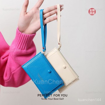 皮夾女 零錢包 卡包 女皮夾 卡包女 多卡位 大容量 PERFECT FOR YOU熱賣迷你錢包學生證件包PU拉鏈卡包