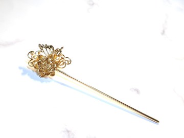 蝶戀花 髮簪 髮飾