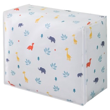 iSFun 繽紛年代防水炫彩衣物棉被收納袋 大 防潮防塵 換季收納好幫手  卡通動物  1個