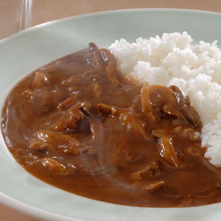 滋賀県野洲市 れすとらん百年民家「黒釜」のきのこと近江牛のカレー 220g×8食