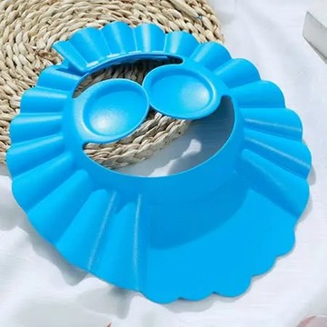 可調節 兒童浴帽 洗頭神器 護耳洗頭套 洗髮帽 3入 B128