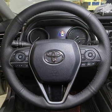⭐全場免運⭐專車專用方向盤手縫把套真皮防滑耐磨吸汗適用於大衆豐田本田奧迪