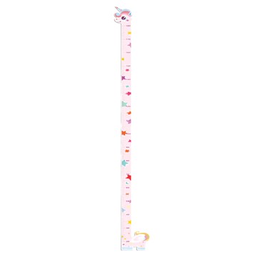 卡通黏貼式身高貼 20cm-180cm PVC材質  180 x 13.8cm  獨角獸