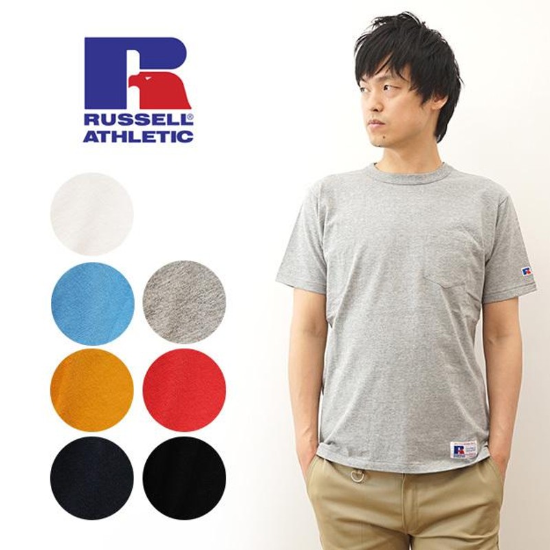 RUSSELL ATHLETIC ラッセルアスレチック ポケT ポケット Tシャツ 半袖