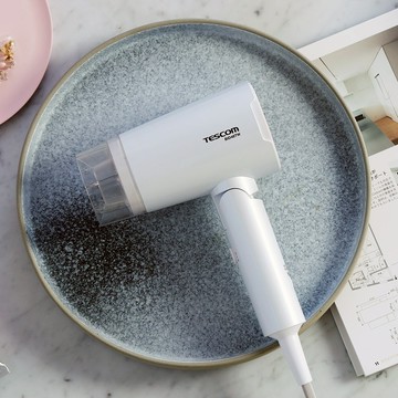 TESCOM 輕量雙電壓負離子吹風機-BID48TW【墊腳石】