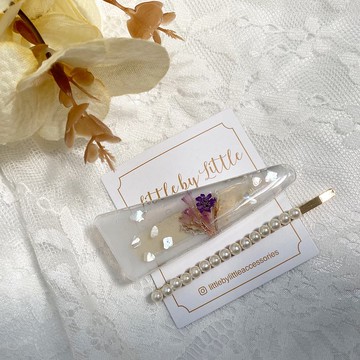 原創設計 乾花髮夾