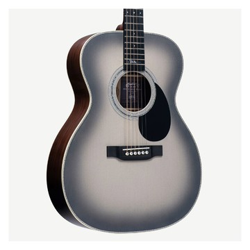 Martin OMJM John Mayer 20th Anniversary 40吋 白金灰漸層 Platinum Gray Burst 英格曼雲杉木面板 印度玫瑰木背側板 全單板 John Mayer簽名款 20週年紀念限量款 民謠吉他