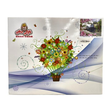 ARTLIFE 數字油畫DIY TW066 50 x 40cm 台灣風情誌 阿里山森林鐵道 1個  台灣風情誌 阿里山森林鐵道 多色