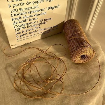 🎀免運臺灣有貨🎀麻繩繩子複古打包繩ins照片墻信封裝飾繩手工編織自製貓爬架麻繩