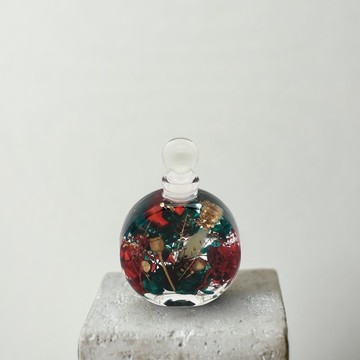 Herbarium浮游花瓶 - 日系和風 (紅綠)