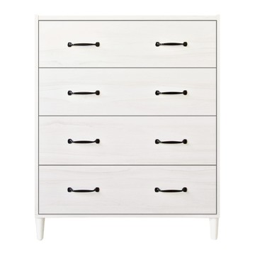 《HOPMA》美背雅品四抽斗櫃 台灣製造 床頭櫃 抽屜櫃 衣物收納櫃 梳妝台邊櫃-白櫻桃