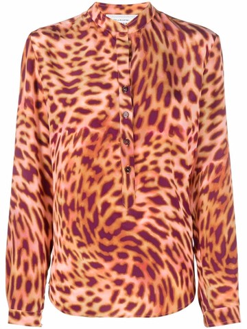 Stella Mccartney `Cheetah Print` Silk Shirt
