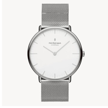Nordgreen Native本真 月光銀系列極40mmNR40SIMESIXX