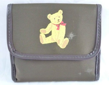 【震撼精品百貨】Holly's Bear 泰迪熊~短夾『咖啡』