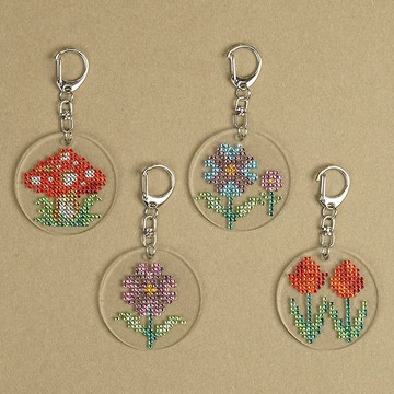Lian crystal rhinestone - Rhinestone Craft 植物水鑽匙扣