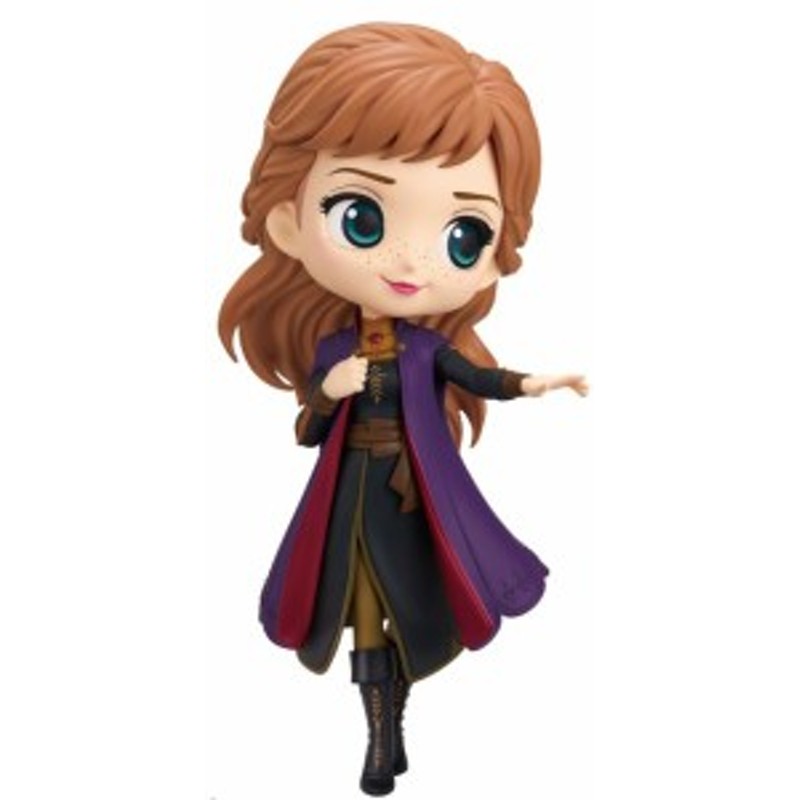 22年6月21日頃入荷【Q posket Disney Characters Anna from FROZEN 2 vol.2 ノーマルカラー 】アナと 雪の女王 アナ フィギュア 全高約14c | LINEショッピング