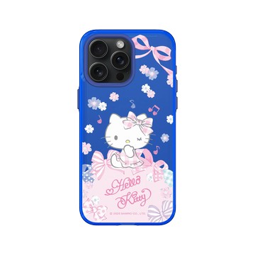 iPhone 15 Pro Max Clear 激光藍 - 三麗鷗-Hello Kitty - 夢幻蝴蝶結