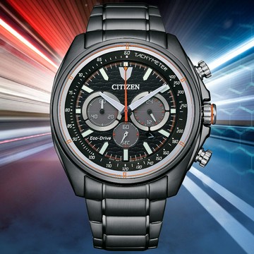 CITIZEN星辰 Chronograph系列 光動能 經典計時腕錶 44.75mm/CA4567-82H