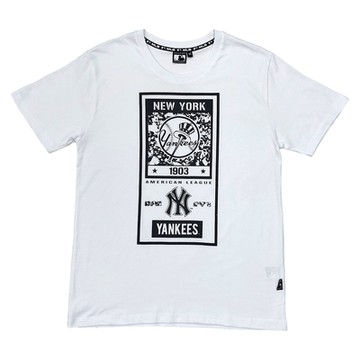 MLB-洋基隊LOGO圖純棉上衣-(5830240)