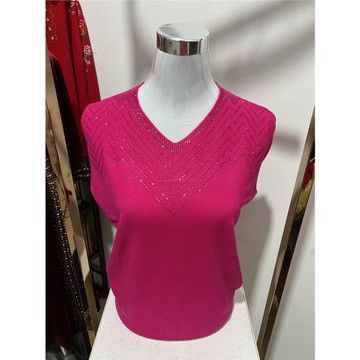 20國慶禮物本命年媽媽大紅色毛衣女中老年秋裝針織薄款打底衫加肥