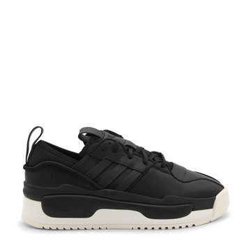 Adidas Y-3 - Black And White Leather Rivalry Sneakers